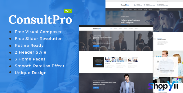 ConsultPro v3.0 - Finance and Consultancy WordPress Theme