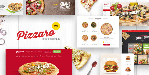 Pizzaro v1.3.3 - Fast Food & Restaurant WooCommerce Theme