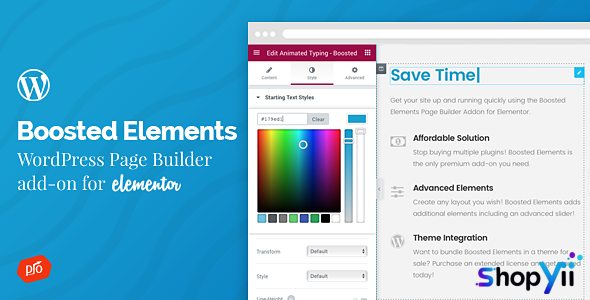 Boosted Elements v3.4 - Builder Add-on for Elementor