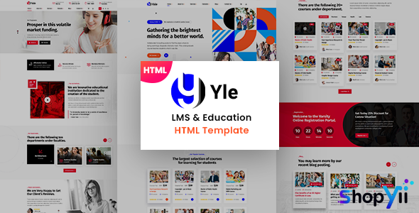 YLE - Education & LMS HTML Template