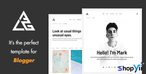 Alex v1.0 - Portfolio Personal Blogger Joomla 4 Template