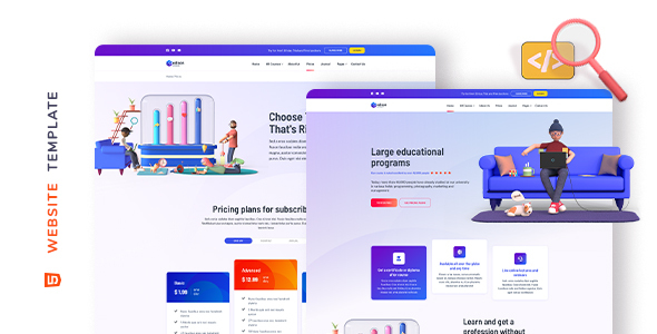 Edison v1.0 – Online Education Website Template