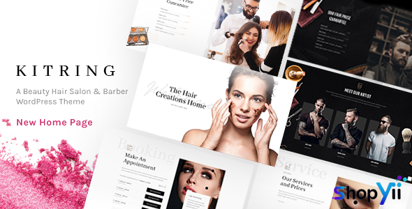 Kitring v2.8 - A Beauty & Hair Salon WordPress Theme