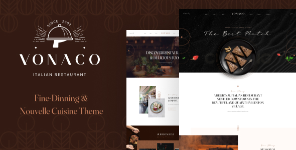 Leo Vonaco - Fine-Dining And Nouvelle Cuisine Prestashop Theme
