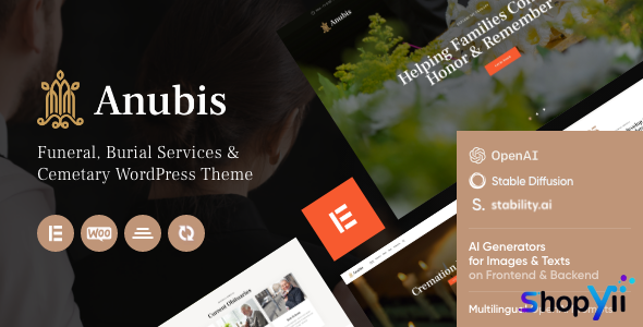 Anubis v1.4 - Funeral & Burial Services WordPress Theme