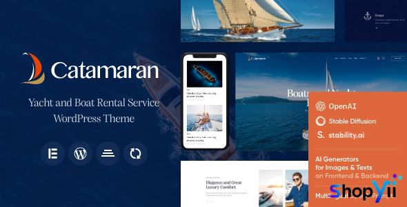 Catamaran v1.0 - Yacht Club & Boat Rental WordPress theme