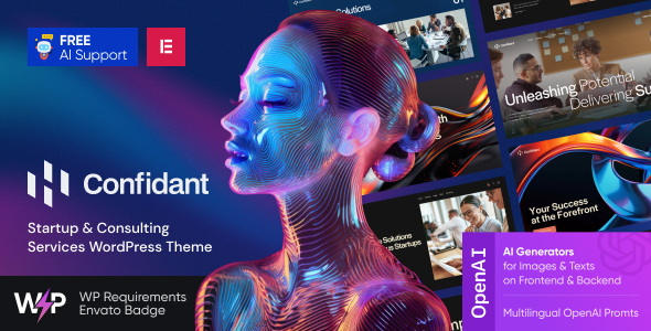 Confidant v1.0 - Startup & Consulting Services WordPress Theme