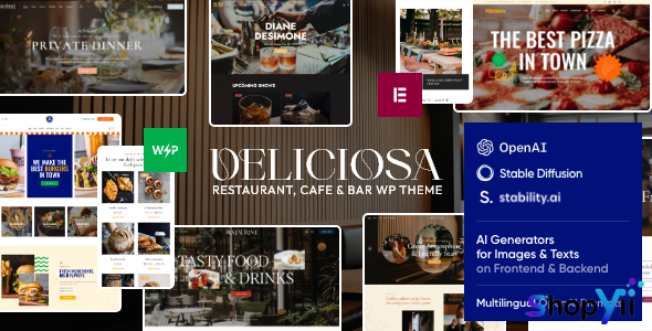 Deliciosa v1.5 - Restaurant, Cafe & Bar WordPress Theme
