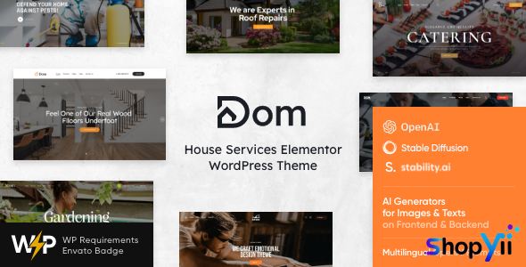 Dom v1.1.0 - House Services Elementor WordPress Theme