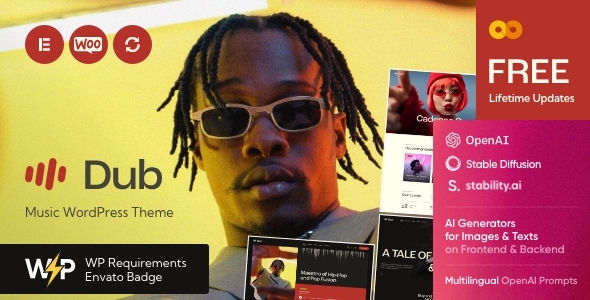 Dub v1.0 - Music WordPress Theme