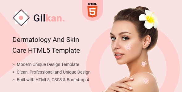 Gilkan v1.0 - Dermatology and Skin Care HTML5 Template