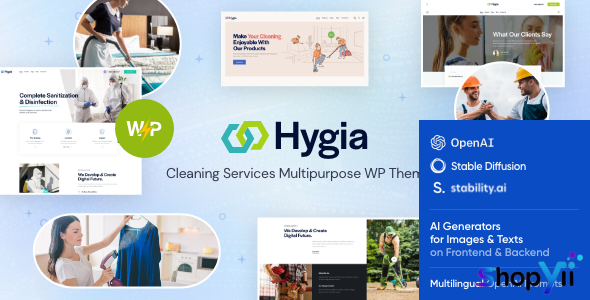 Hygia v1.0 - Cleaning Services Multipurpose WordPress Theme