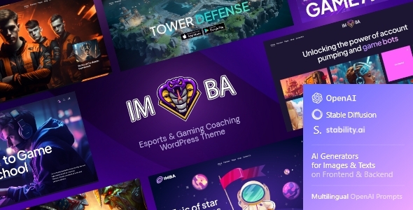 Imba v1.1 - Esports & Gaming Coaching WordPress Theme