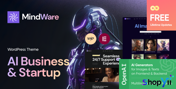 MindWare v1.0 - AI Startup, AI App & Machine Learning WordPress Theme