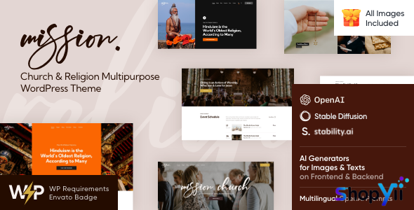 Mission v1.3.1 - Church & Religion Multipurpose WordPress Theme