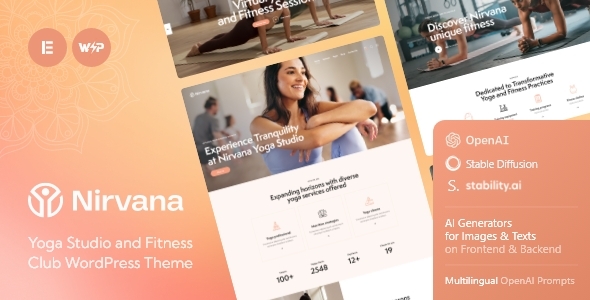 Nirvana v2.1 - Yoga Studio and Fitness Club WordPress Theme