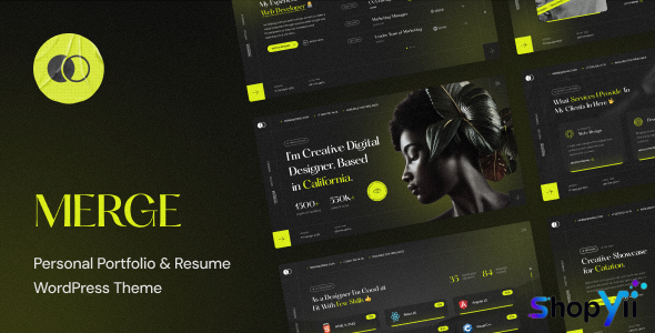Merge v1.0.0 - Personal Portfolio & Resume WordPress Theme