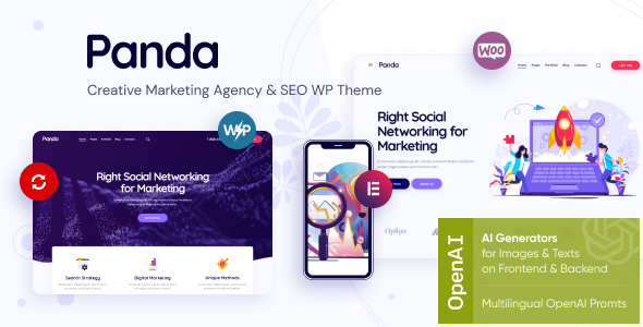 Panda v1.0.1 - Creative Marketing Agency & SEO WordPress Theme