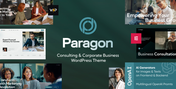 Paragon v1.0 - Consulting & Corporate Business WordPress Theme