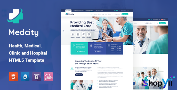 Medcity v1.0 - Health & Medical HTML5 Template