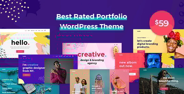 Leedo v1.4.0 - Modern, Colorful & Creative Portfolio WordPress Theme