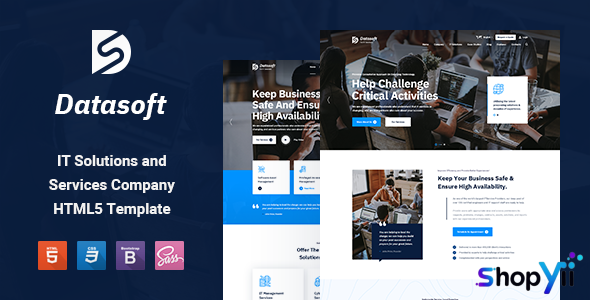 Datasoft v1.0 - IT Solutions & Services HTML5 Template