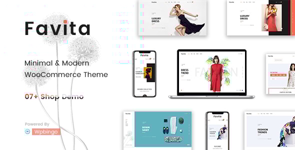 Favita v1.0.1 - Fashion WooCommerce WordPress Theme