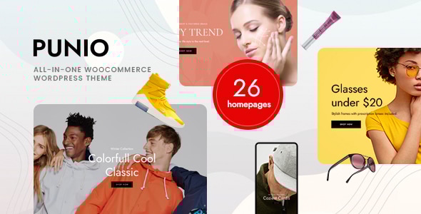 Punio v1.0.6 - All-in-one WooCommerce WordPress Theme