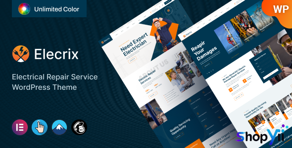 Elecrix v1.0.1 – Electrical Repair Services WordPress Theme