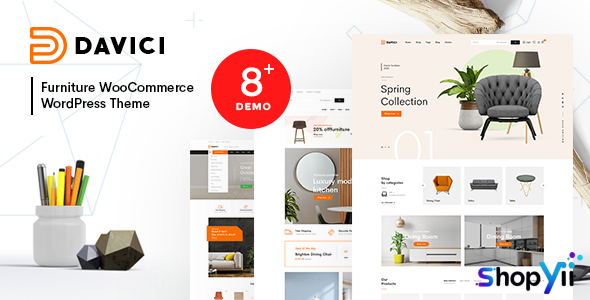 Davici v1.2.9 – Furniture WooCommerce WordPress Theme