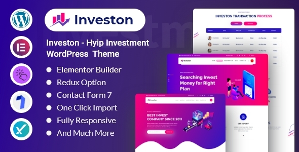Investon v1.0.1 - Investment, Business, Finance, Consulting Agency WordPress Theme