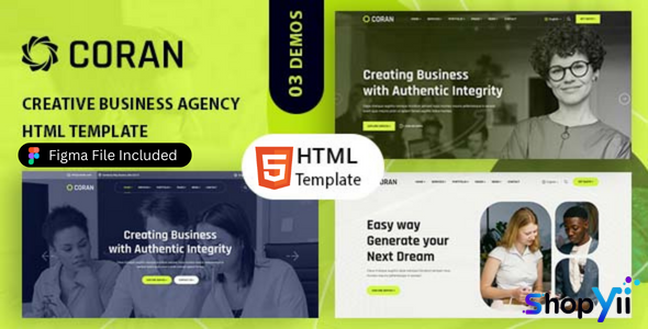 Coran - Creative Agency HTML Template