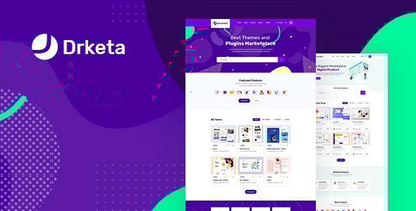 Drketa v1.0 - Digital Marketplace HTML Template