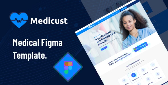 Medicust v1.0 - Health and Medical Figma Template