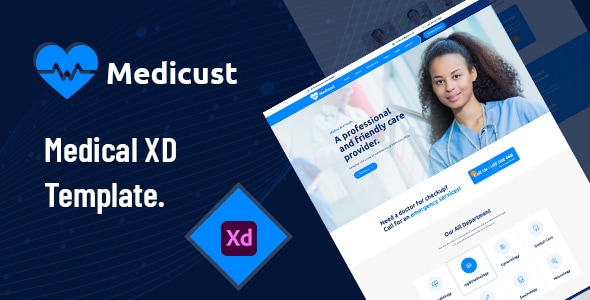 Medicust v1.0 - Health and Medical XD Template
