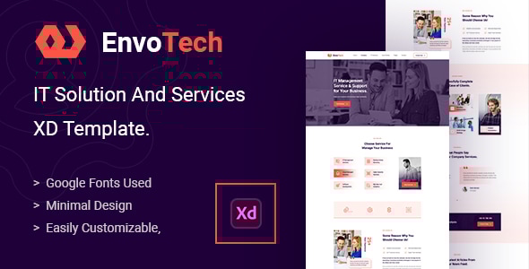 EnvoTech v1.0 - IT Solution and Services XD Template