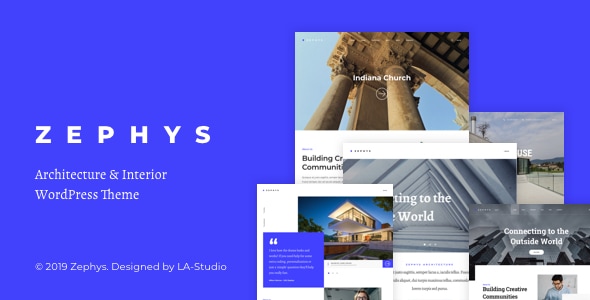 Zephys v1.1.0 - Architecture & Interior WordPress Theme