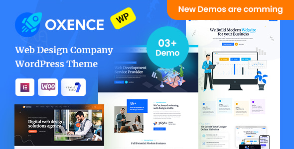 Oxence v1.1 - Web Design Agency Elementor WordPress Theme