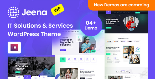Jeena v1.0.2 - IT Solutions & Technology WordPress Theme