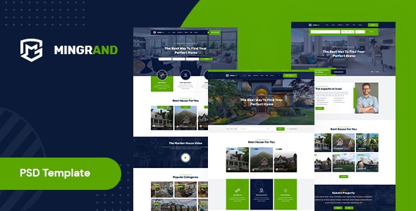 Mingrand v1.0 - Real Estate PSD Template