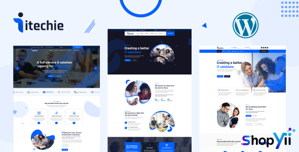 Itechie v1.0.3 - IT Solutions and Services WordPress Theme