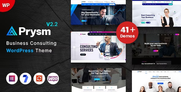 Prysm v2.5 - Consulting & Finance WordPress Theme