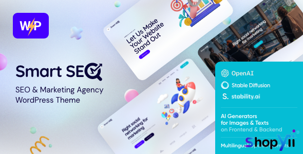 SmartSEO v2.0 - SEO & Marketing Services WordPress Theme