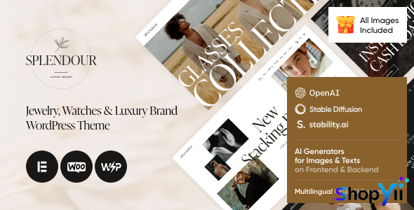 Splendour v1.4 - Jewelry & Watches WordPress Theme