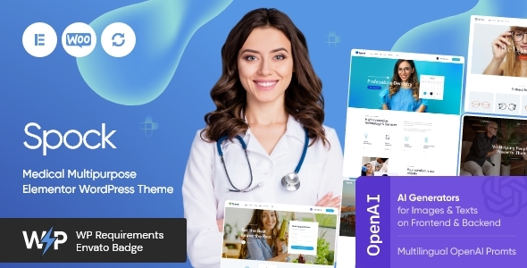 Spock v1.0 - Medical Elementor Multi-skin WordPress Theme