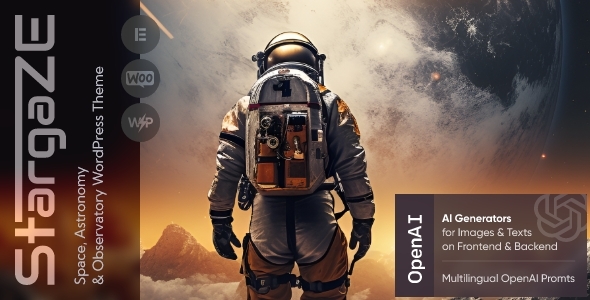 Stargaze v1.2.0 - Space, Astronomy and Observatory WordPress Theme