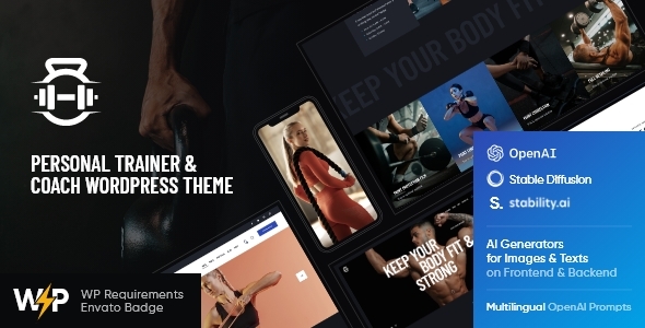 Steven Watkins v1.0.5 - Personal Gym Trainer & Nutrition Coach WordPress Theme