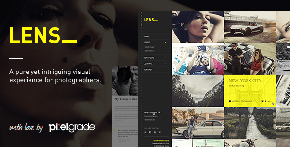 LENS v2.5.5 - An Enjoyable Photography WordPress Theme