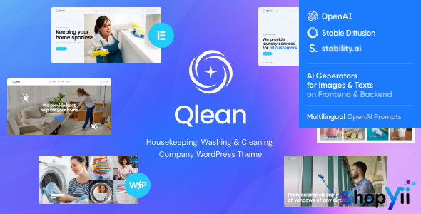 The Qlean v1.2.2 - Cleaning Company WordPress Theme