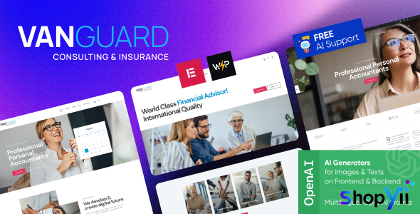 Vanguard v1.0 - Consulting & Insurance WordPress Theme